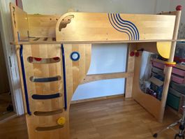 HABA Hochbett Holz Natur