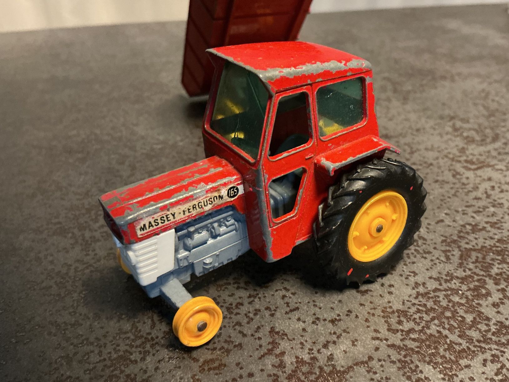 Matchbox Modellini d'auto: Matchbox Traktor mit Anhänger 1970 – Usato da Horw venduto da adler65 3