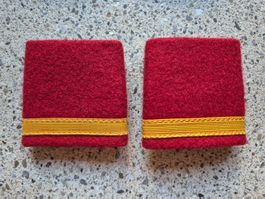 *** Gradabzeichen Patten Set Major Artillerie ***