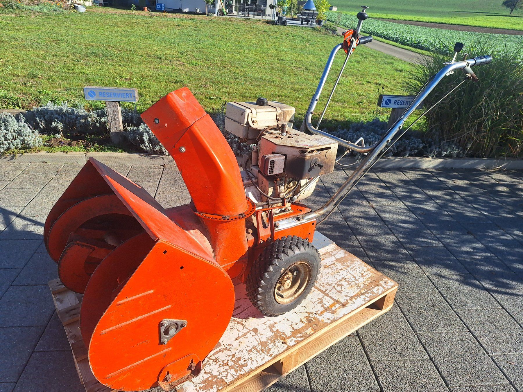 Aebi Trattori: SCHNEEFRÄSE Rapid Aebi Bucher Traktor – Difettoso da Auw venduto da Zuendapp1952