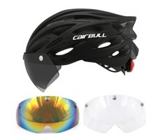 Fahrrad Helm mit licht und Brille