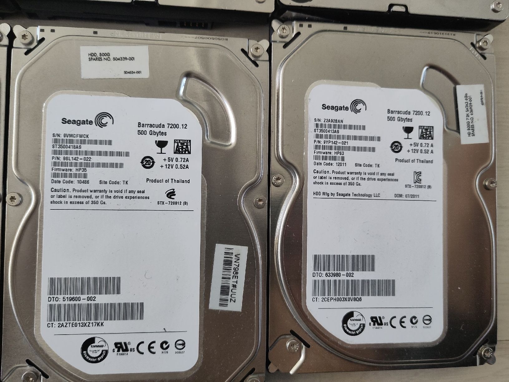 Dischi rigidi: 18x 3.5" HDD 0.25TB - 2TB – Difettoso da Sargans venduto da sve_hjs5 6