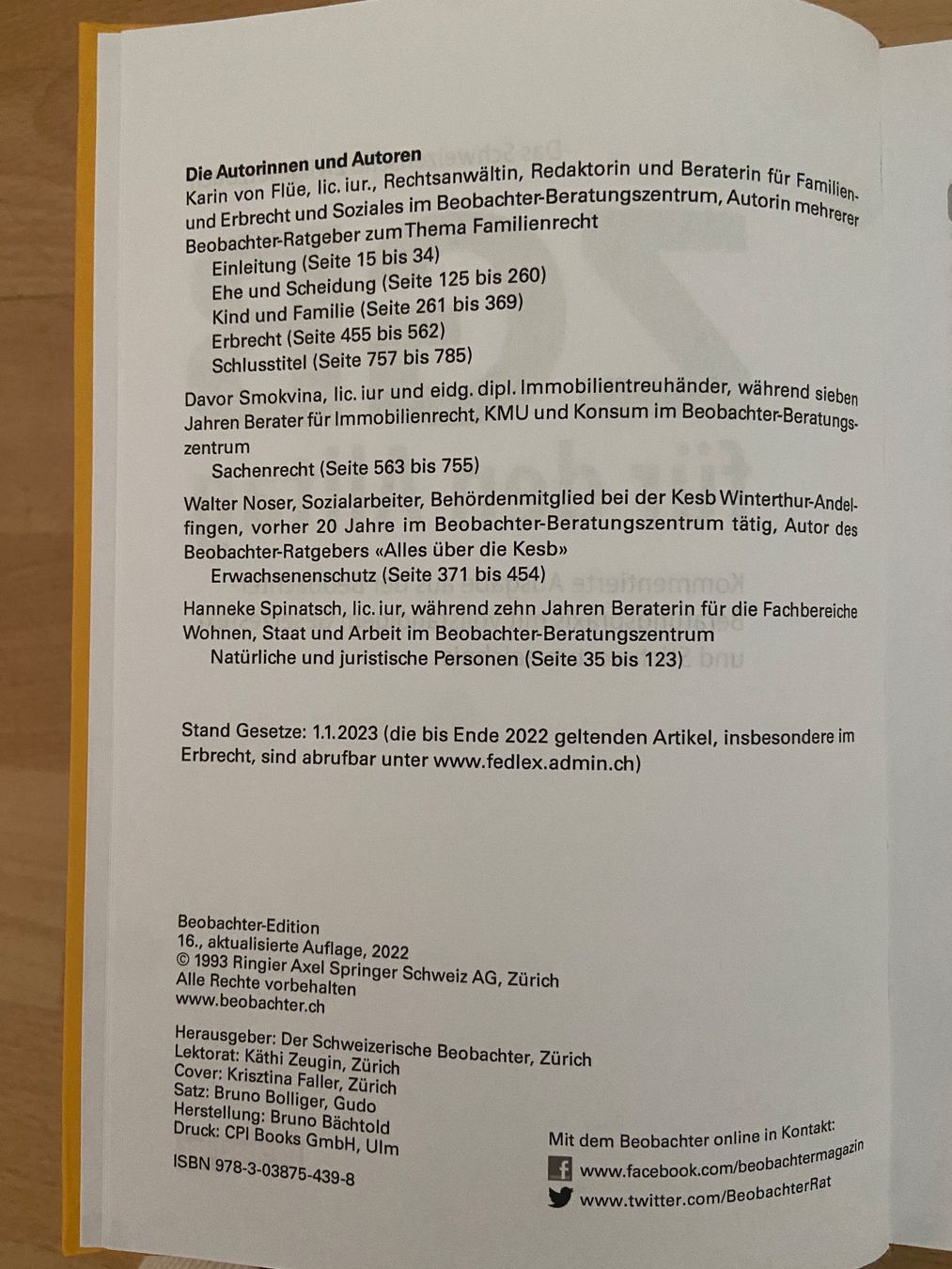 Libri: OR und ZGB Buchset Beobachter – Nuovo (secondo la descrizione) da Kloten venduto da zizibru 5