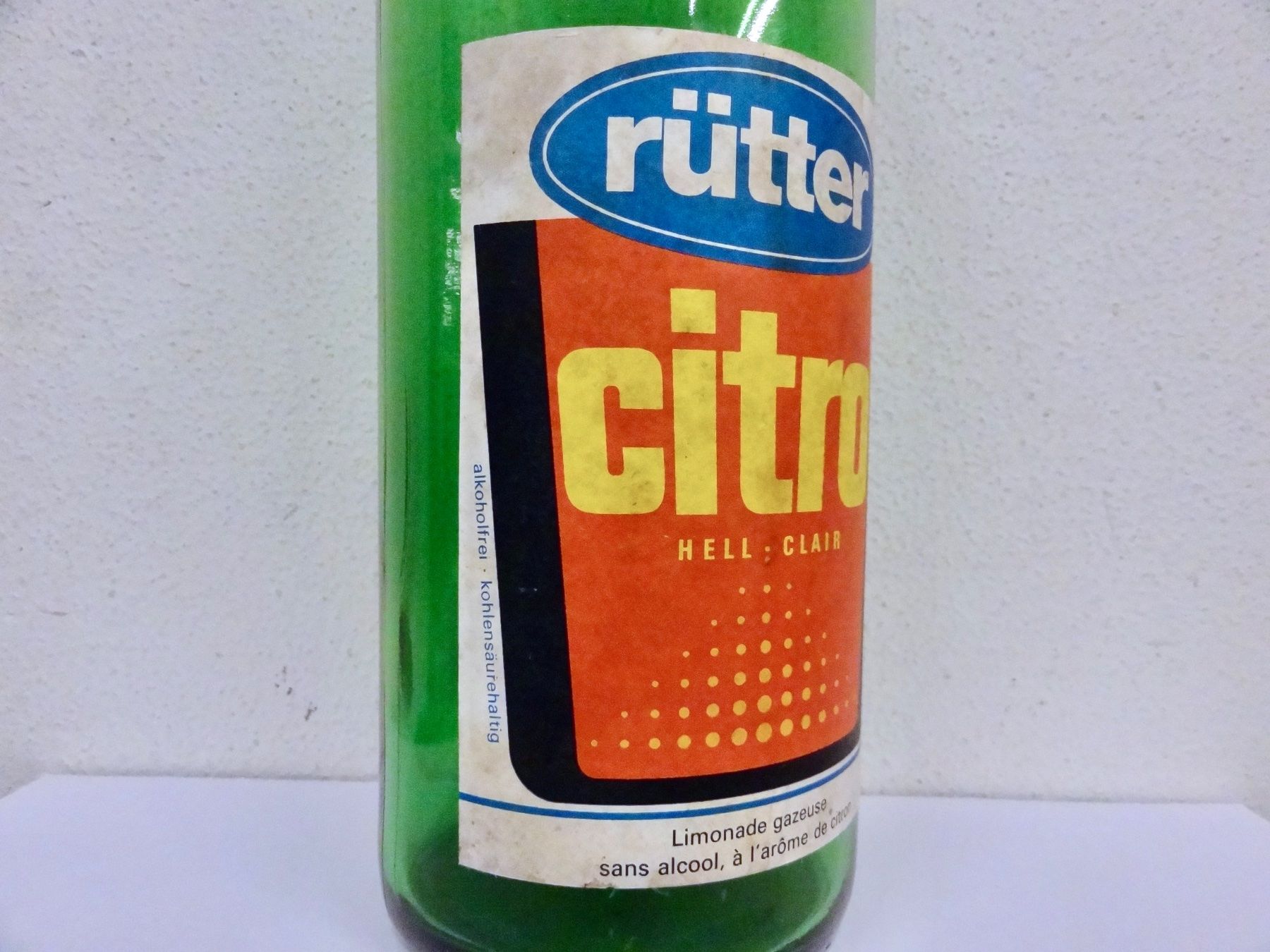 Gläser, Krüge & Flaschen: alte Flasche RÜTTER CITRO HELL 1969 ST. ERHARD – Gebraucht aus Kerzers von Flaschenposten 4