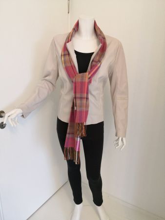 🤩NULU NEW LOOK WEICHE LEDER-JACKE BEIGE NEUWERTIG
