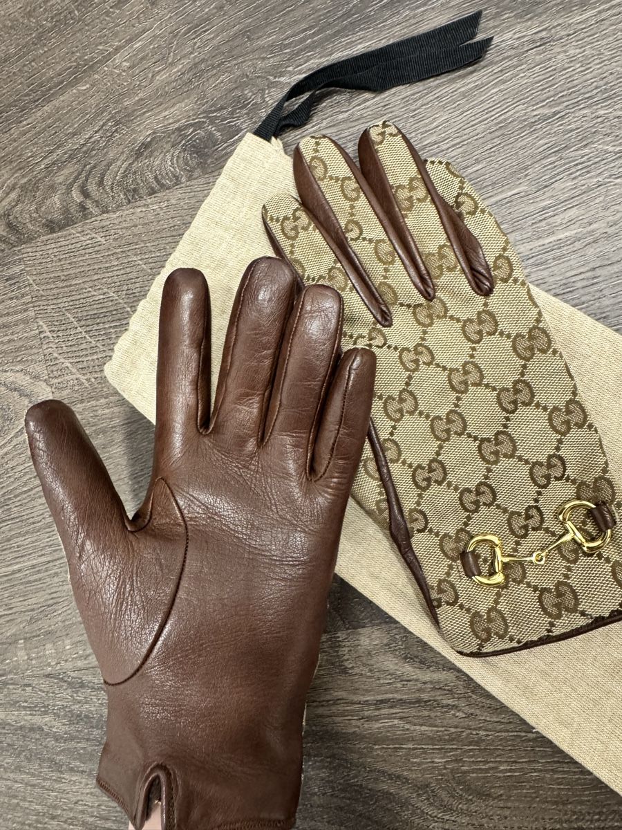 Gucci Guanti & manicotti: Authentic Gucci Logo Gloves, new, size L – Nuovo (secondo la descrizione) da Thonex venduto da Lux_brands01 4