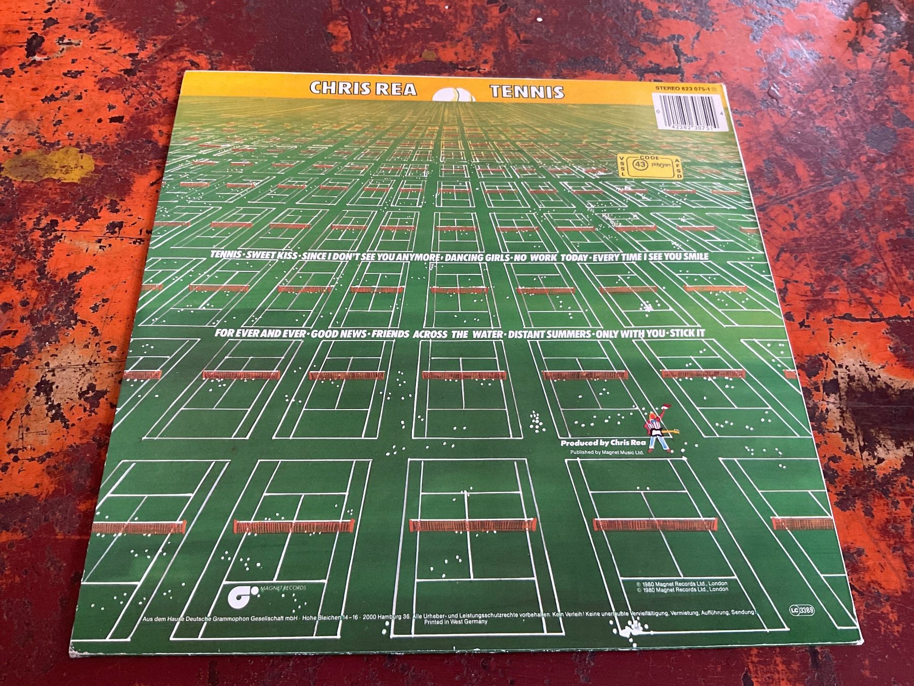 Dischi in vinile: Chris Rea Tennis LP – Usato da Delémont venduto da vinylfreak01 1