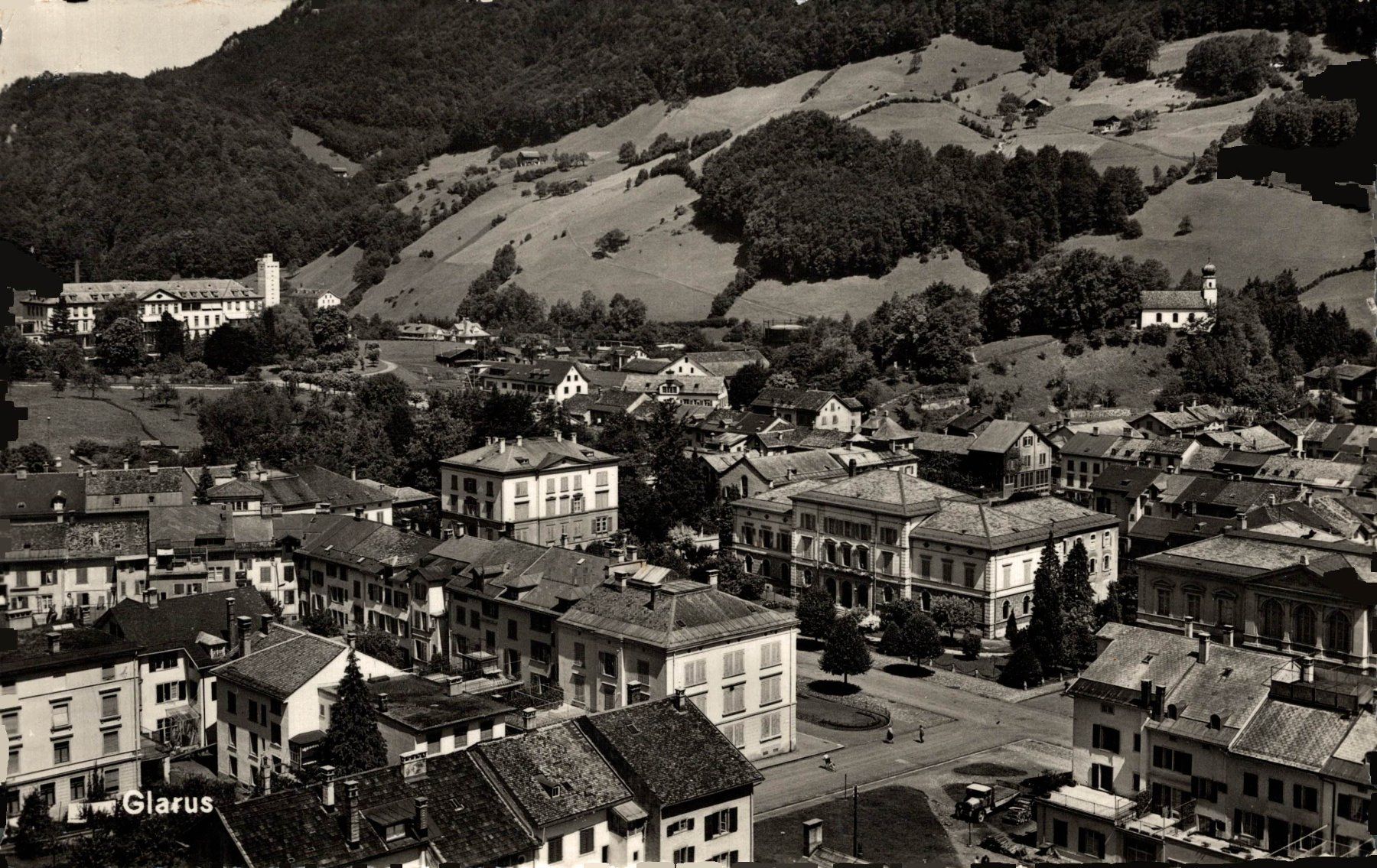 Ansichtskarten: Glarus – Gebraucht aus Bronschhofen von Astore