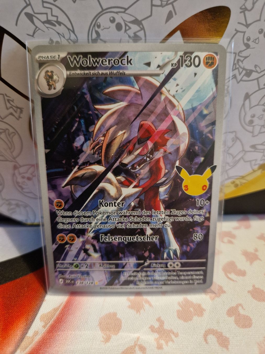 Pokémon Carte collezionabili: Wolwerock 30th, DE – Nuovo (secondo la descrizione) da Wangen b. Olten venduto da shlem