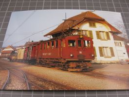 AK Täuffelen Bahnhof mit Zug