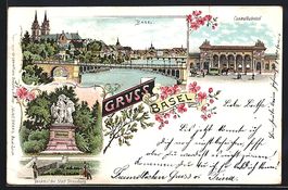 Litho Basel, Teilansicht, Centralbahnhof