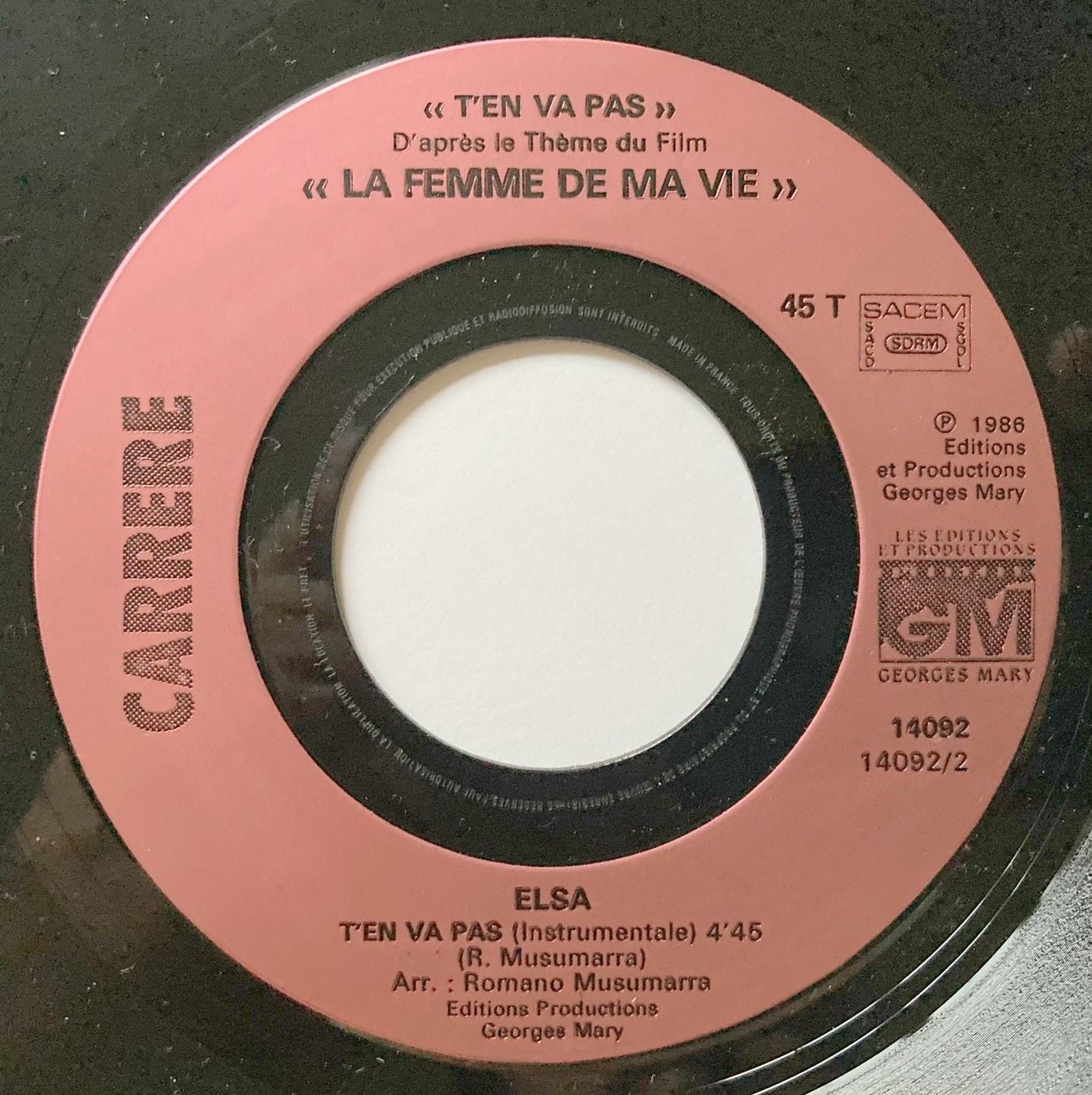 Vinyles: ELSA - T'EN VA PAS – D'occasion à Bottens par hotter-than-hell 2