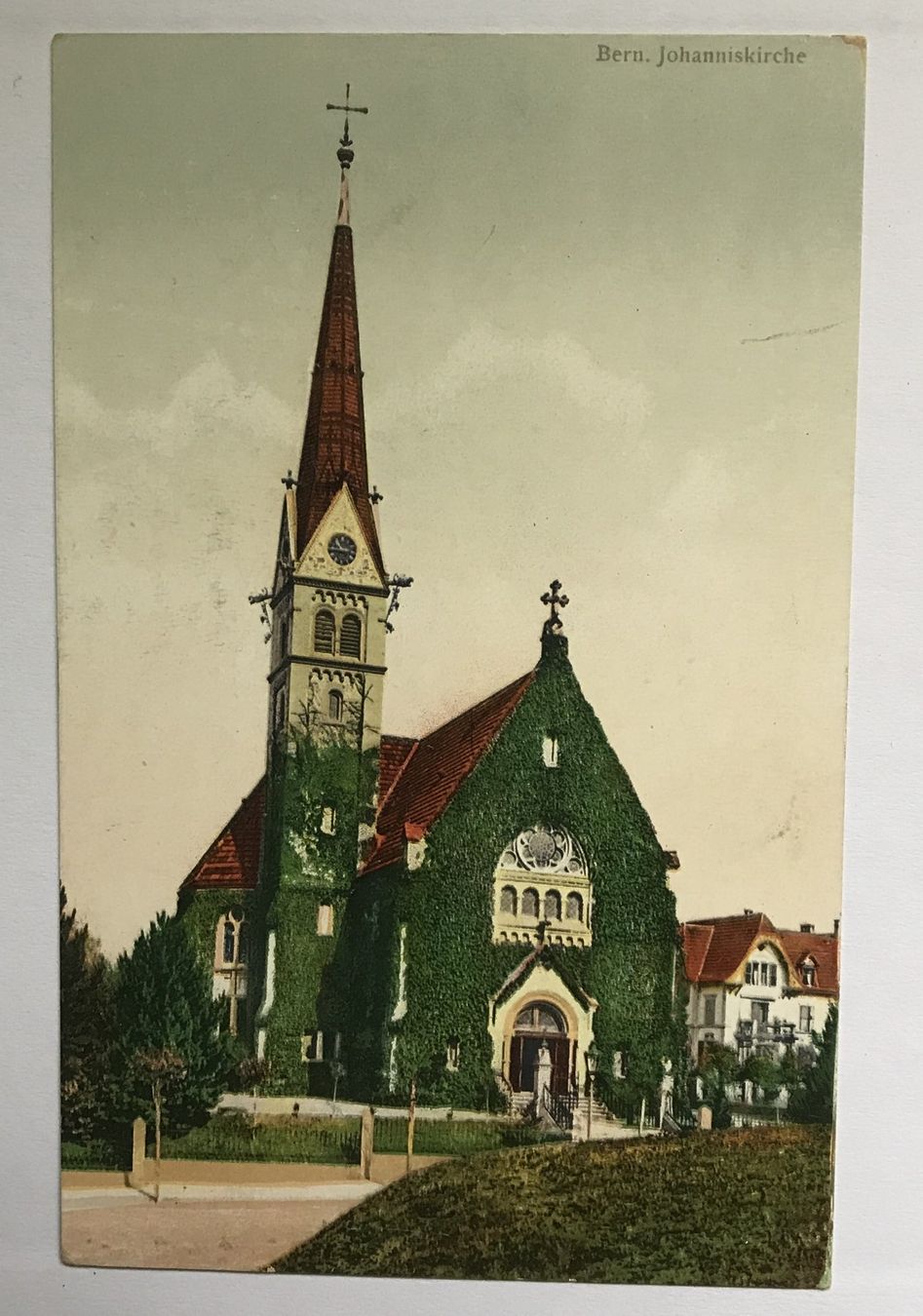 Cartoline postali: ALTE ANSICHTSKARTE BERN JOHANNISKIRCHE – Usato da Ostermundigen venduto da wini63