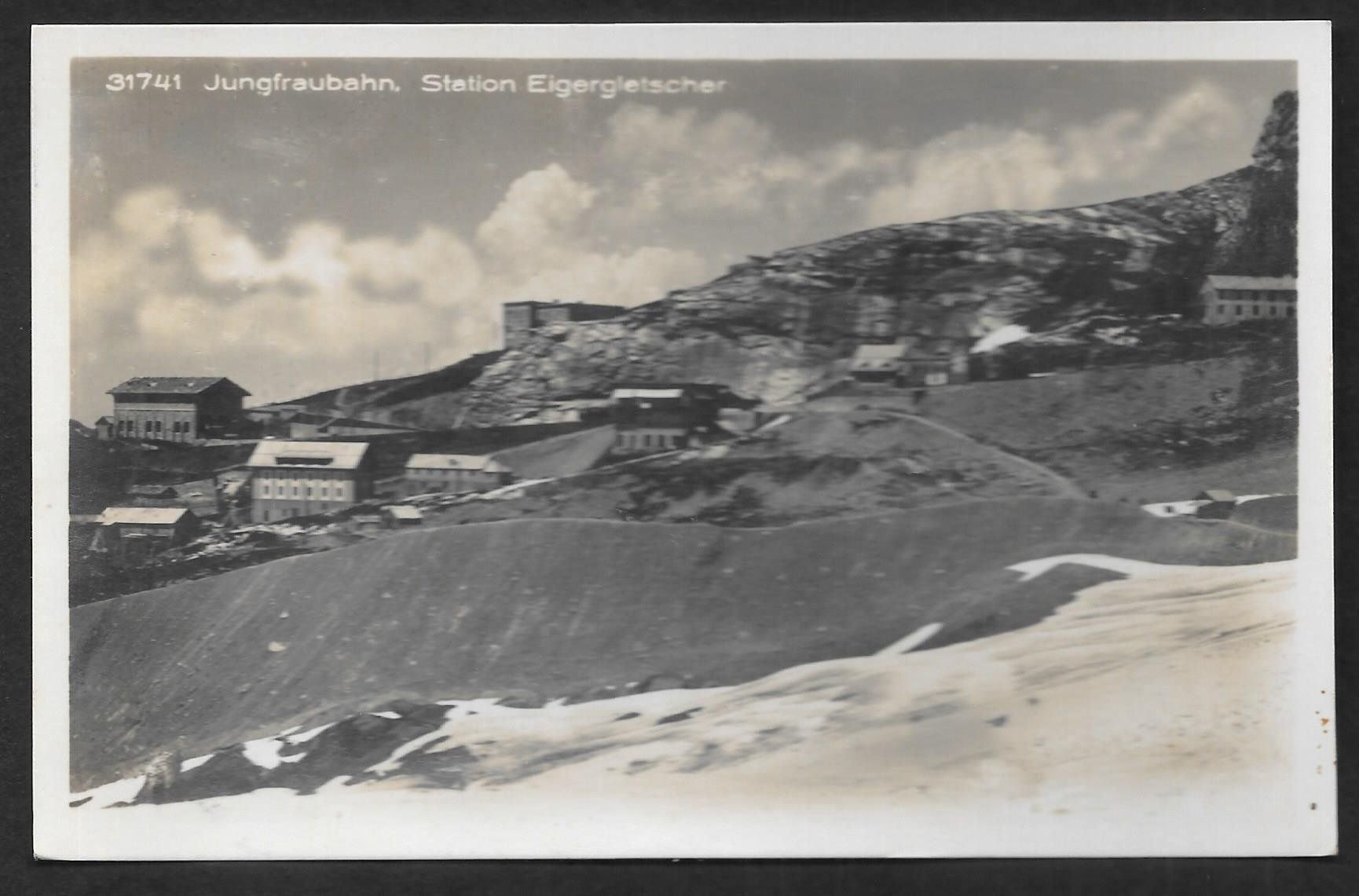 Cartoline postali: Jungfraubahn Station Eigergletscher – Usato da Olten venduto da clotaldi