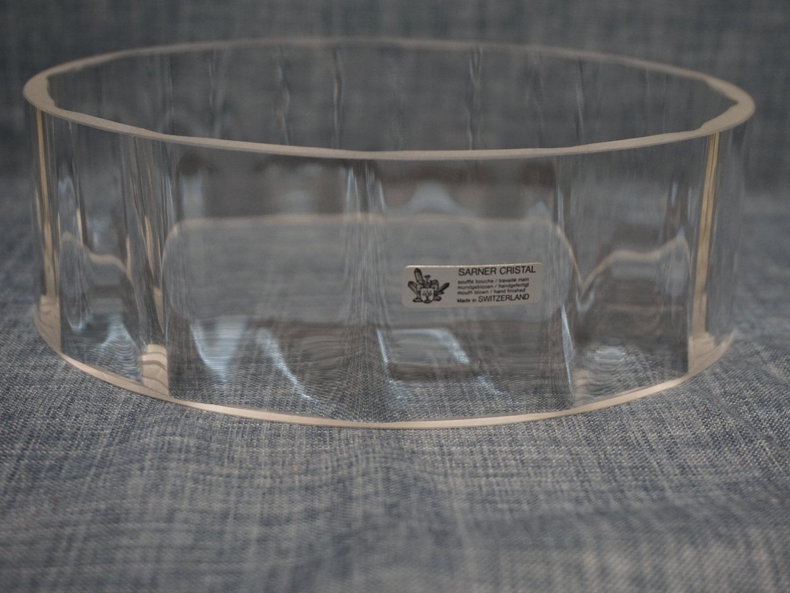 Tutte le decorazioni: Sarner Cristal, Glasring – Nuovo (secondo la descrizione) da Diessbach b. Büren venduto da Crocharry 1