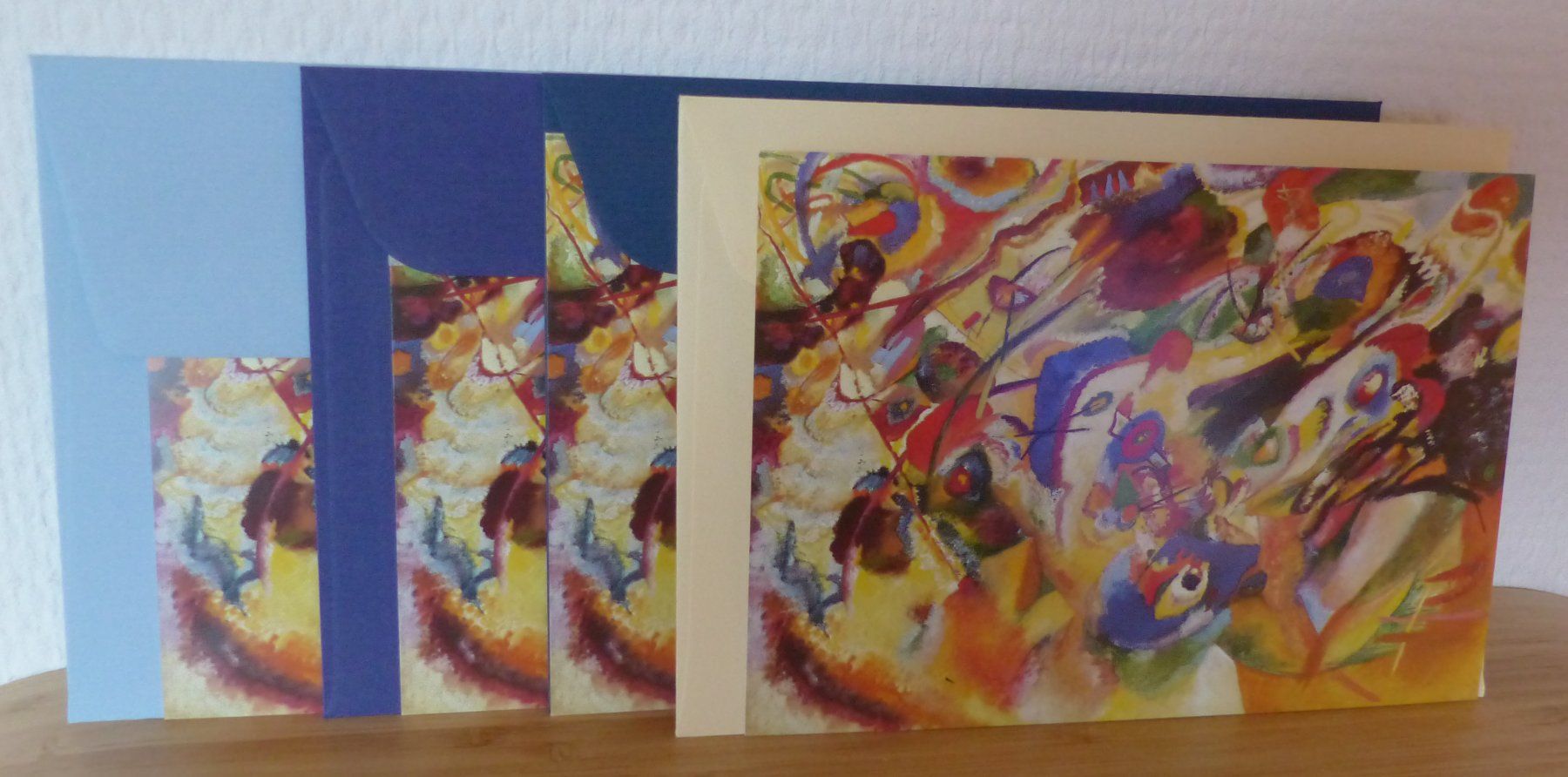 Cartoline: Kunstpostkarten inkl. Umschlag Kandinsky, VanGogh, Cézanne – Nuovo e nell'imballaggio originale da Feldis/Veulden venduto da cards4you 1