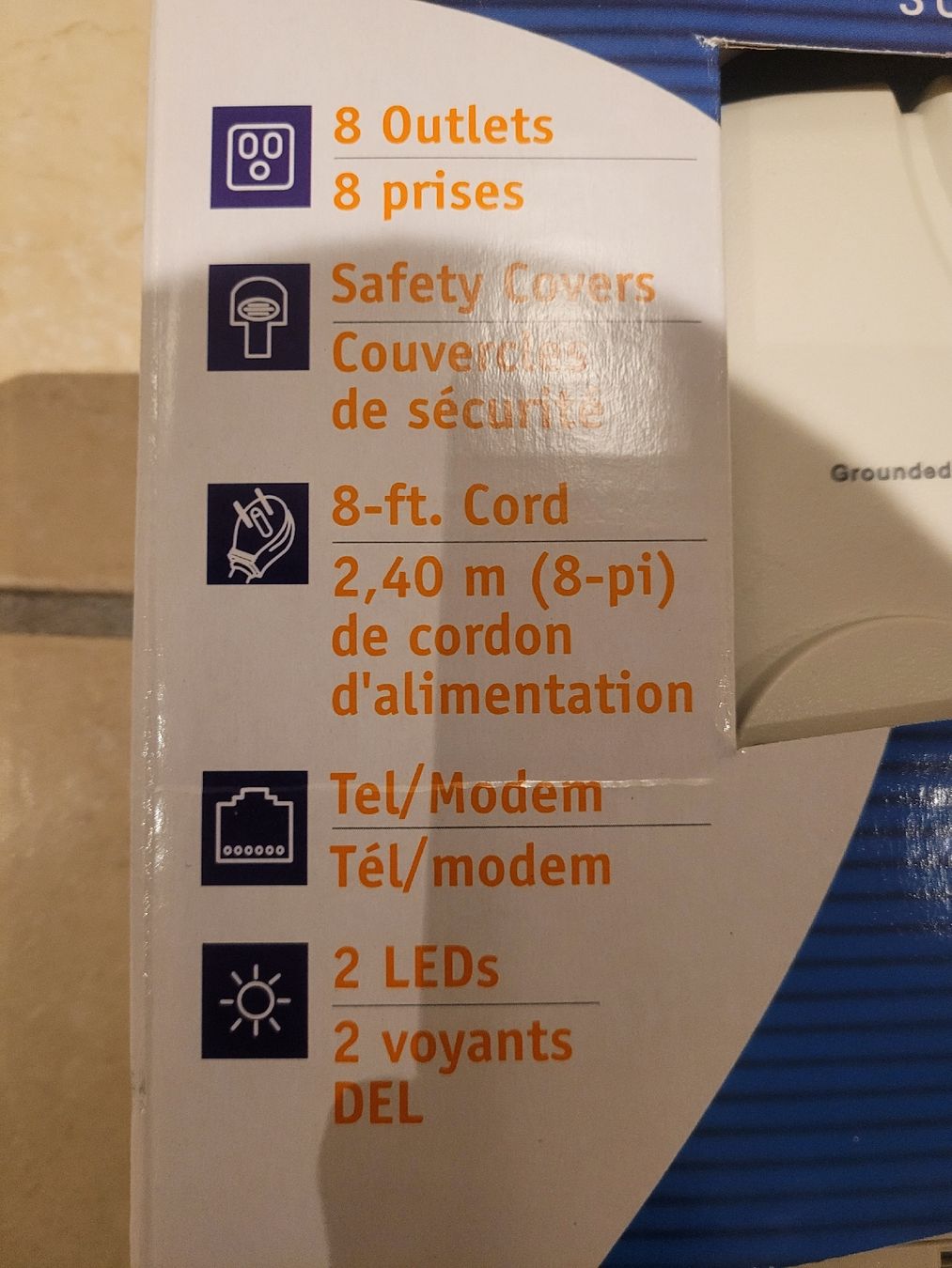 Stecker: Protect it Tripp Lite 8 prises + tel/modem – Neu und originalverpackt aus Courtaman von Bluejazz 4