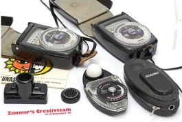 3 Belichtungsmesser, 2 Lunasix 1 x Sekonic