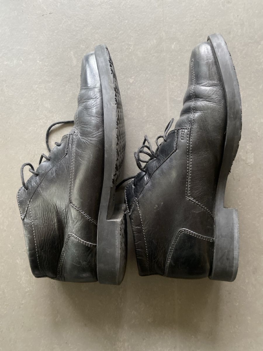 Scarpe da uomo: Schwarze Herren Lederschuhe, Grösse 43, – Usato da Dallenwil venduto da kavogt6 2