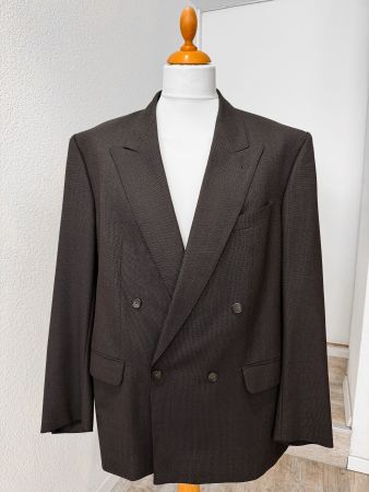Baumler Ricardo Herren Sakko Blazer Gr. 54 Braun Schurwolle