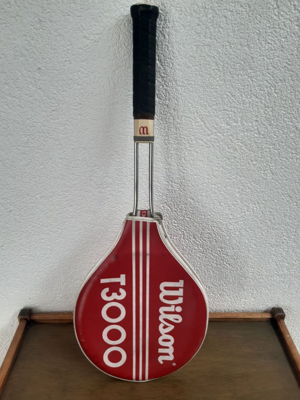 Raquette Wilson T3000 Vintage Avec Housse – Taille 4 1/2 – Bon état