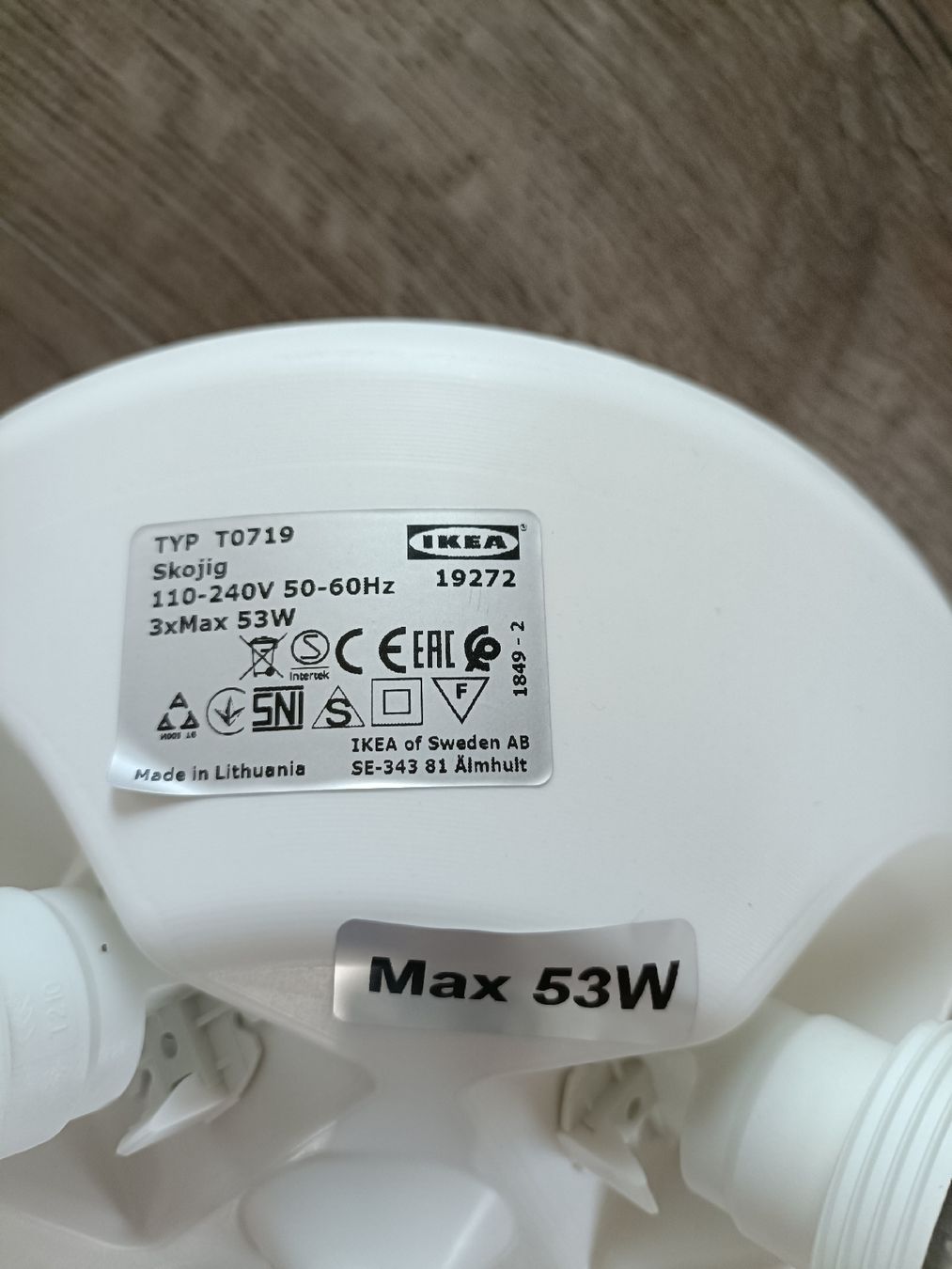 Ikea Lustres & lampes de plafonds: IKEA Lampe Skojig – D'occasion à Lampenberg par Marcotin01 3