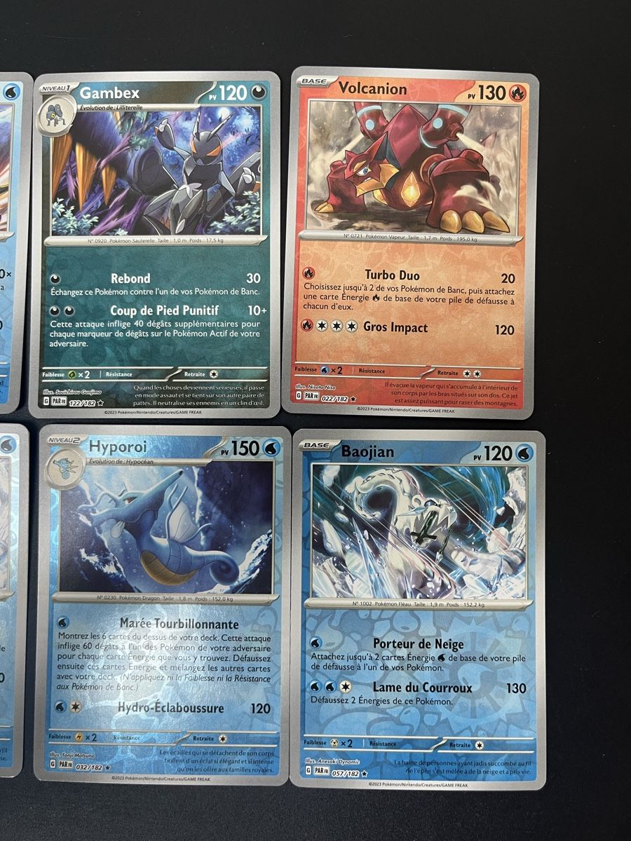 Pokémon Carte collezionabili: 6 carte Pokémon Rare Reverse EV Faille Paradoxe – Nuovo (secondo la descrizione) da Les Avanchets venduto da lunedeneige.shop 2