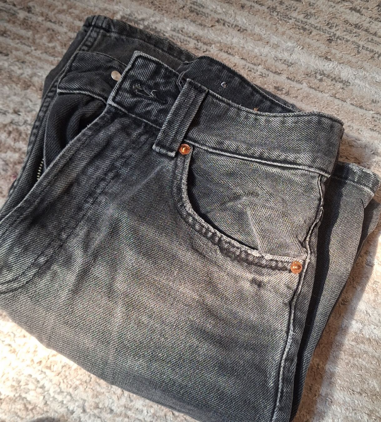 Pull&Bear Jeans: Jean large gris foncé 32 – Nuovo (secondo la descrizione) da  venduto da  1