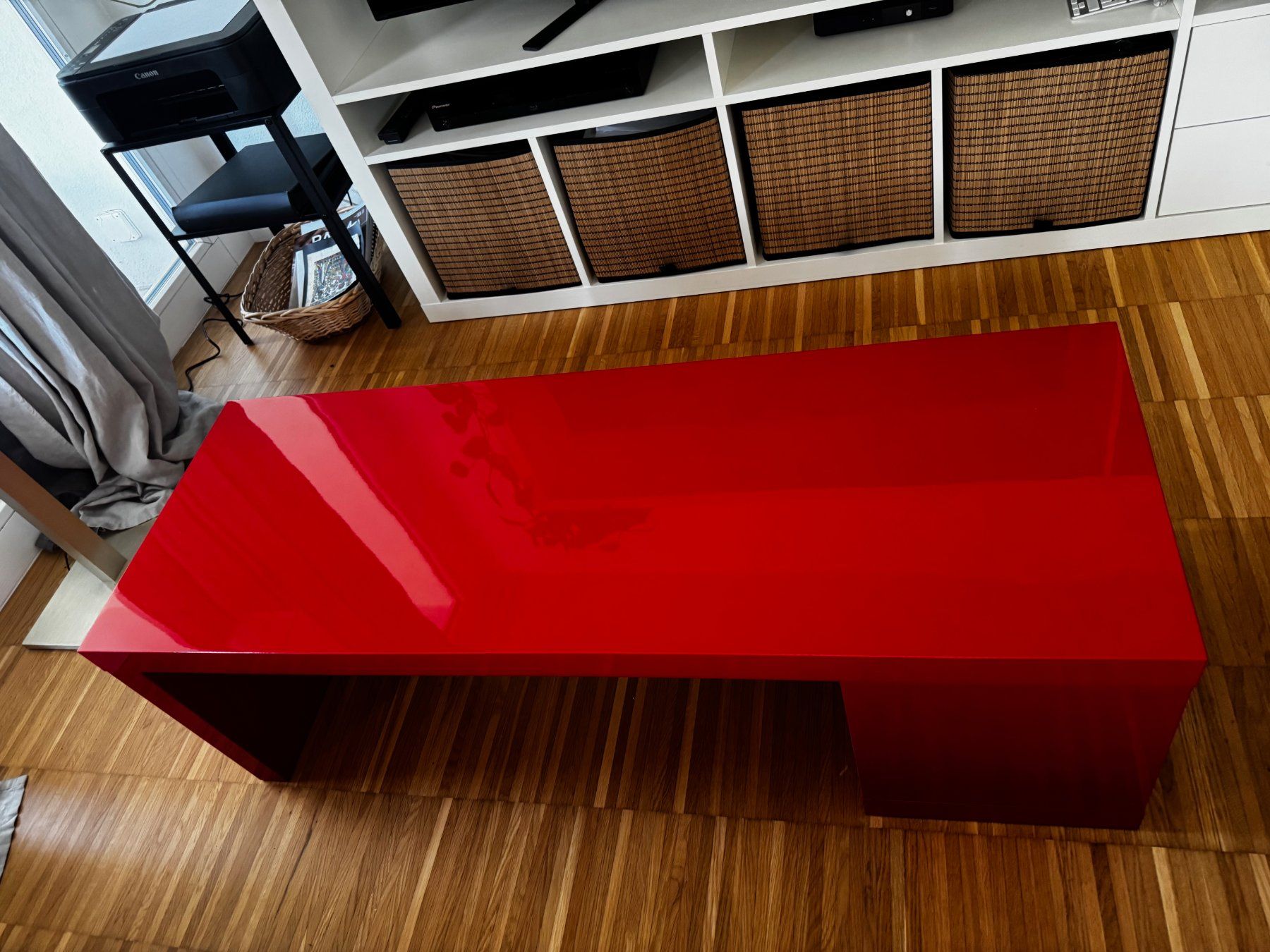 Ikea Tische: Roter Couchtisch (LACK Ikea) – Gebraucht aus Neuenhof von mas_tfk7 1