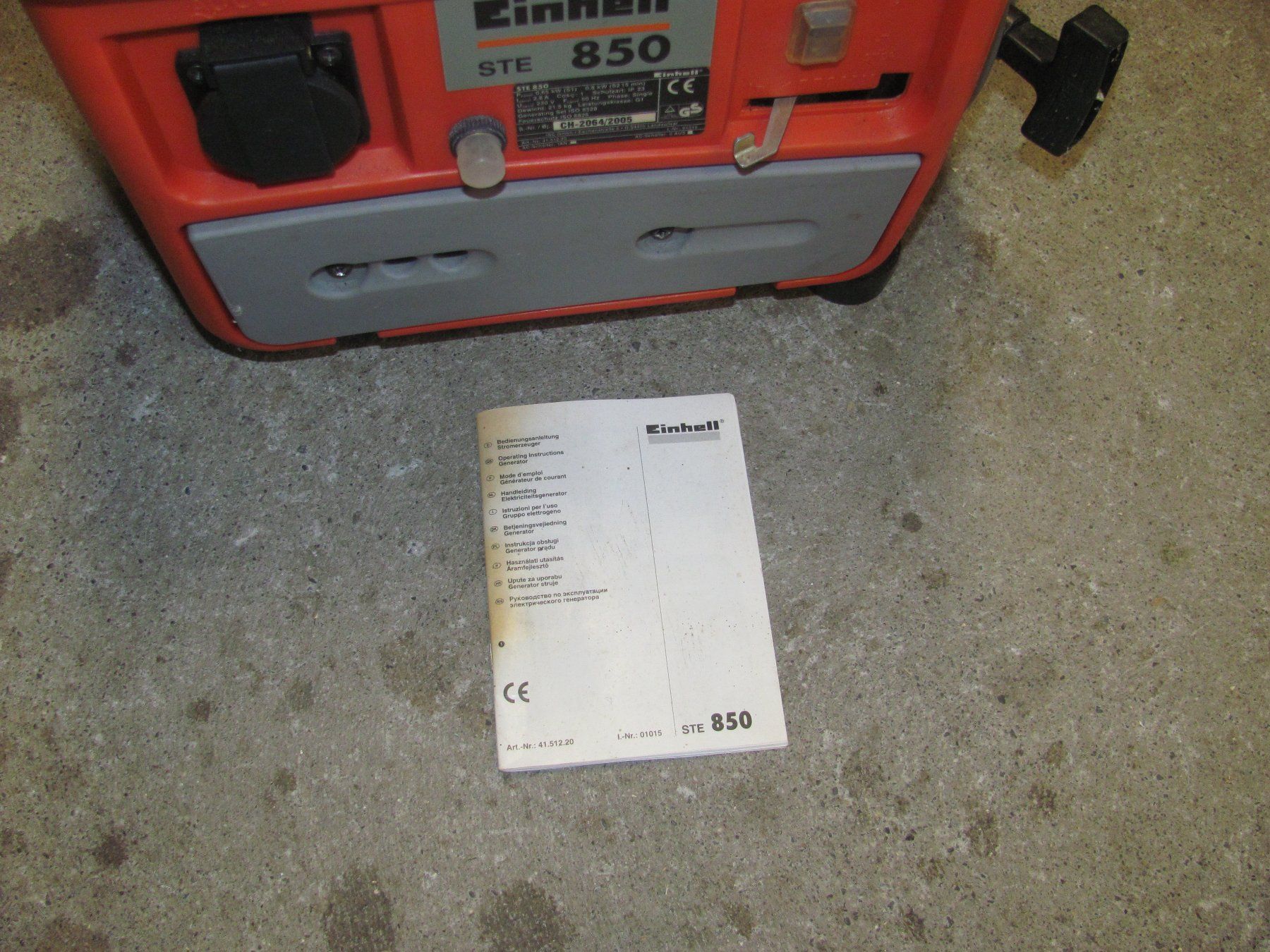 Einhell Générateurs de courant: Stromaggegrat Generator Stromgenerator Stromerzeuger – D'occasion à Malters par monarkli 1