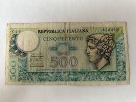 Italien 1976, 500 Lire