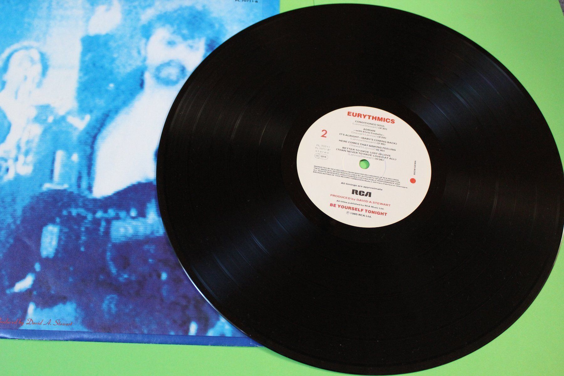 Vinyles: Eurythmics - Be yourself tonight LP VINYL Germany 1985 – D'occasion à Tübach par JamesStone 4