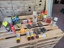 Posten mit diversem Verbrauchsmaterial usw. ab 1.-
