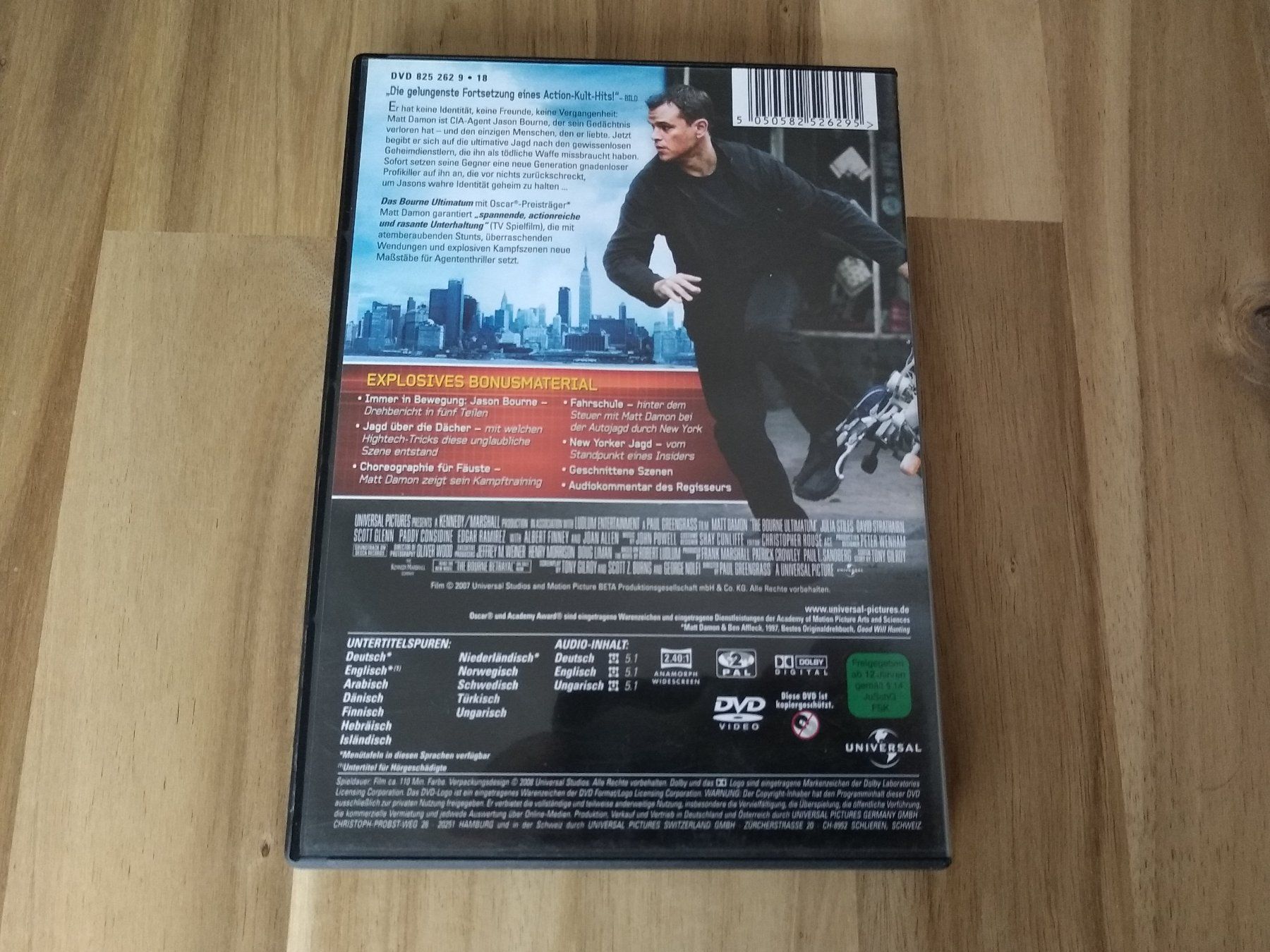 Tutti i DVDs: Das Bourne Ultimatum – Usato da Olten venduto da prusik02 2