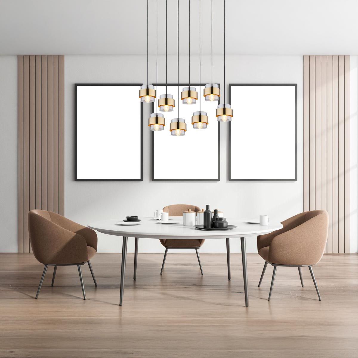 Lampadari & plafoniere: Pendelleuchte, Rund, 120 cm Höhe – Nuovo (secondo la descrizione) da Kreuzlingen venduto da Smart-Light 3