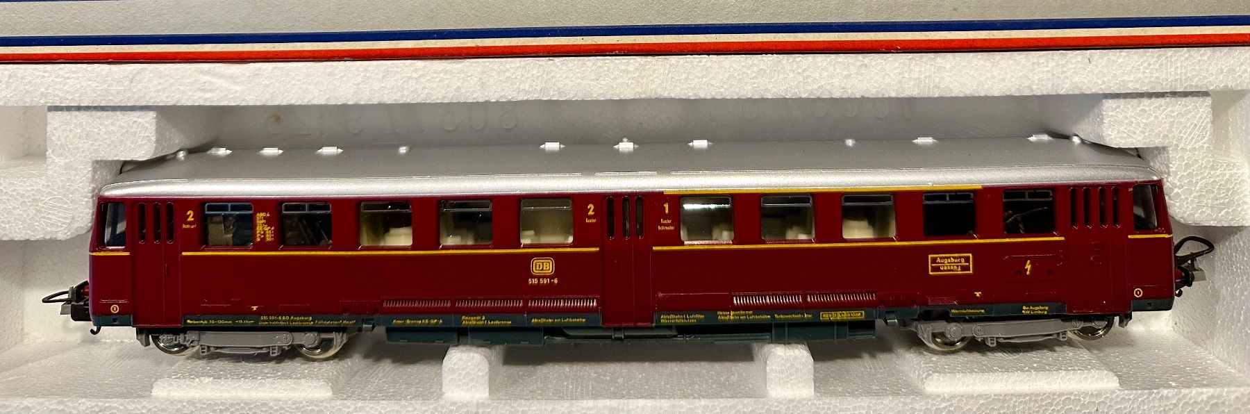Lima Modellini di ferrovie: Lima 208037 LG Triebwagen DB H0 rot – Nuovo e nell'imballaggio originale da Burgdorf venduto da Gedora 2