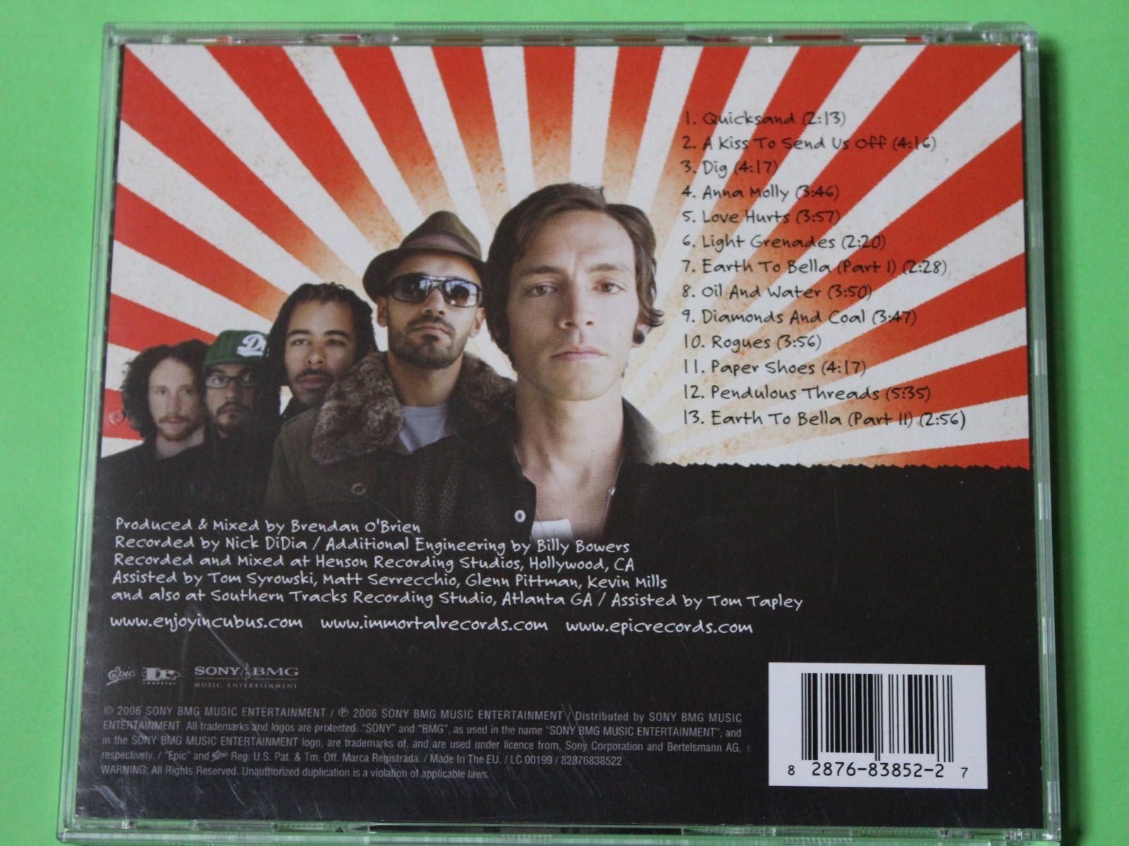 CDs: Incubus - Light grenades CD 2006 – Gebraucht aus Tübach von JamesStone 2