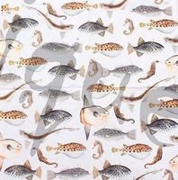 Serviette fish of the sea (1411) 2Stk