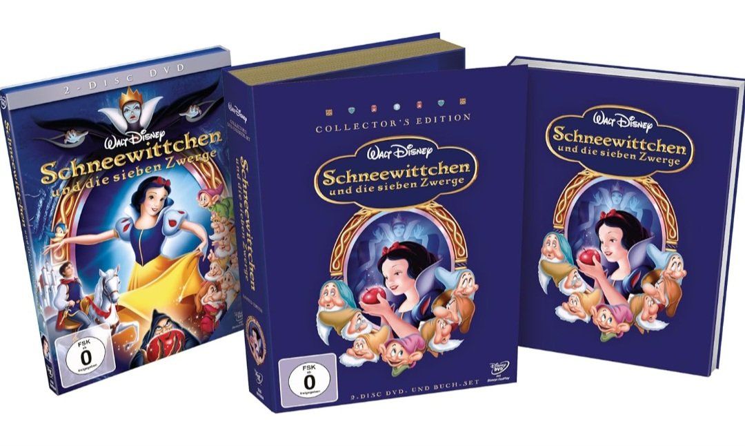Tutti i DVDs: Disney - SCHNEEWITTCHEN COLLECTOR'S EDITION - 2 DVD s + BUCH – Nuovo (secondo la descrizione) da Aarau venduto da Yeeaaah 1