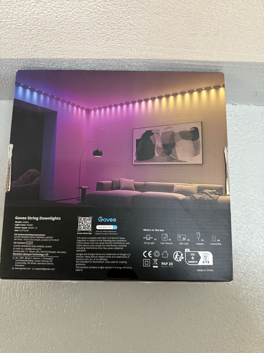 Govee Guirlandes lumineuses: LED Lichterkette Govee String 5m NEU! – Neuf avec emballage d'origine à Umiken par Toyota148 1