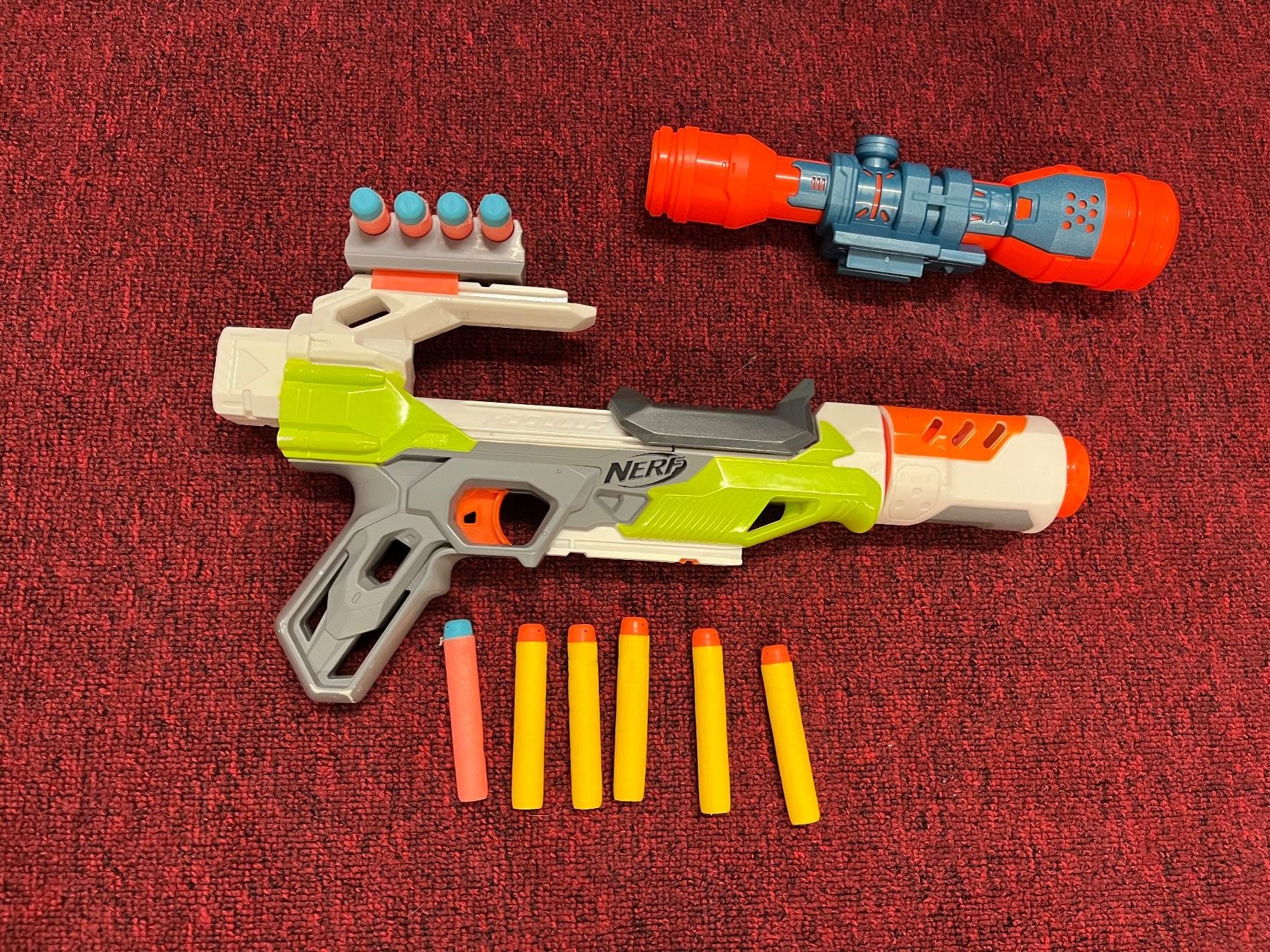 Nerf Giocattoli: Nerf Pistole mit Zielfernrohr – Usato da Endingen venduto da sporty68