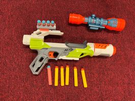 Nerf Pistole mit Zielfernrohr