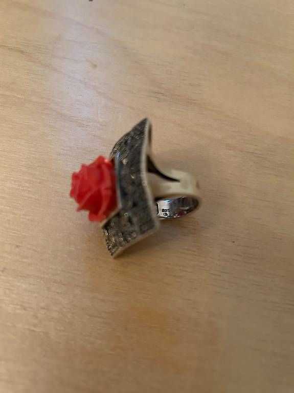 Ringe: XXL Silberring mit Markasiten – Gebraucht aus Luzern von lou4444 4