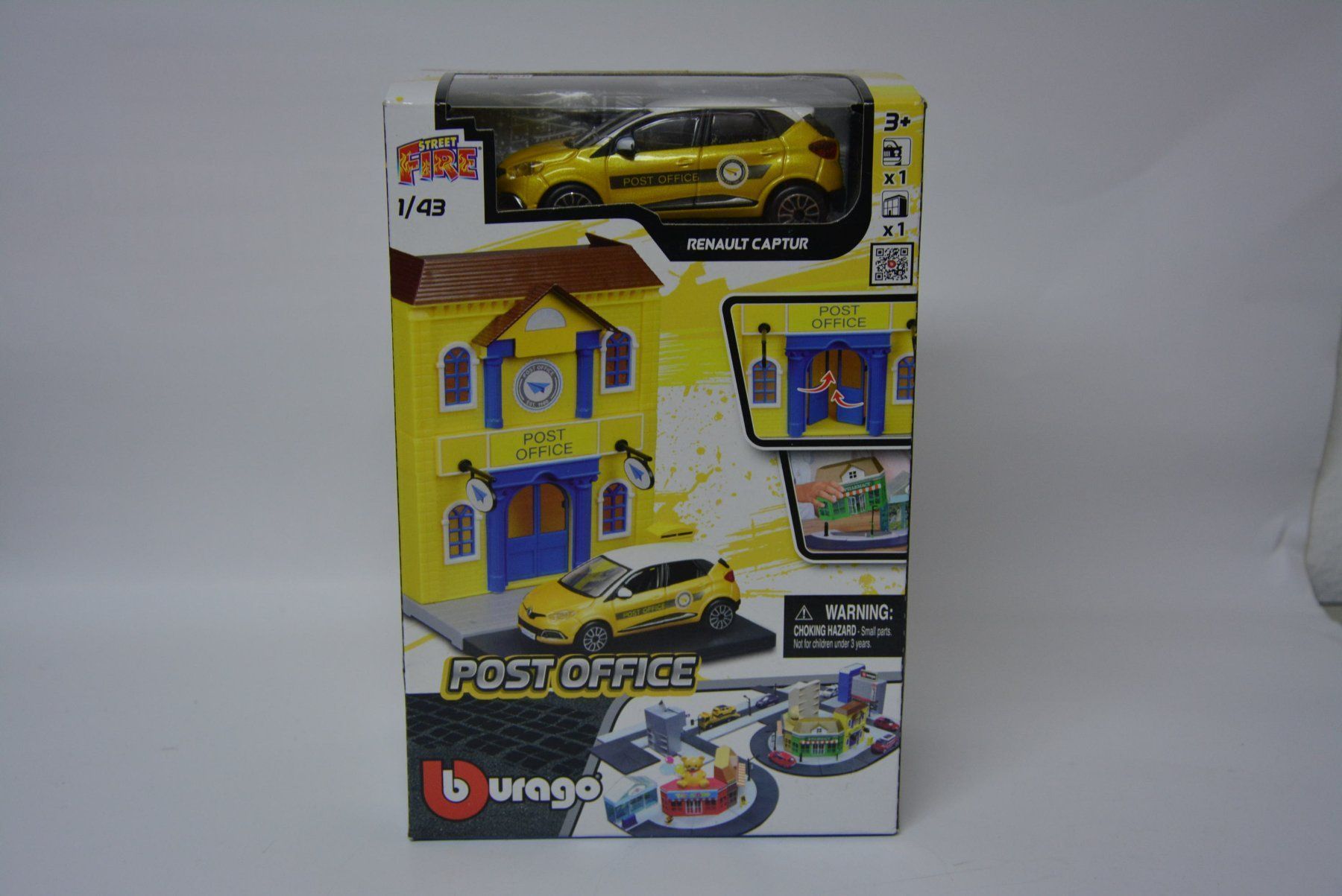 Renault Modellini d'auto: Renault Captur , Diorama Post Office, Bburago , 1:43 – Nuovo e nell'imballaggio originale da Goldach venduto da Feivel9