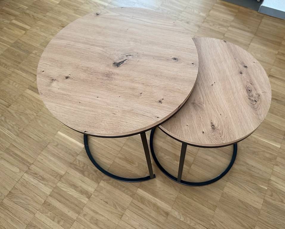 Tavoli: Stubentisch, rund und zweiteilig – Usato da Aarau venduto da diinch