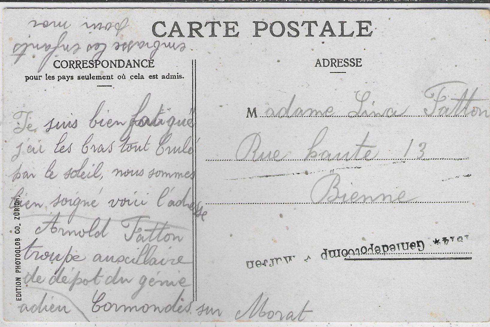 Cartes postales: Fribourg - Vallee de Gotteron - Litho – D'occasion à Ettingen par Kartenplanet 1