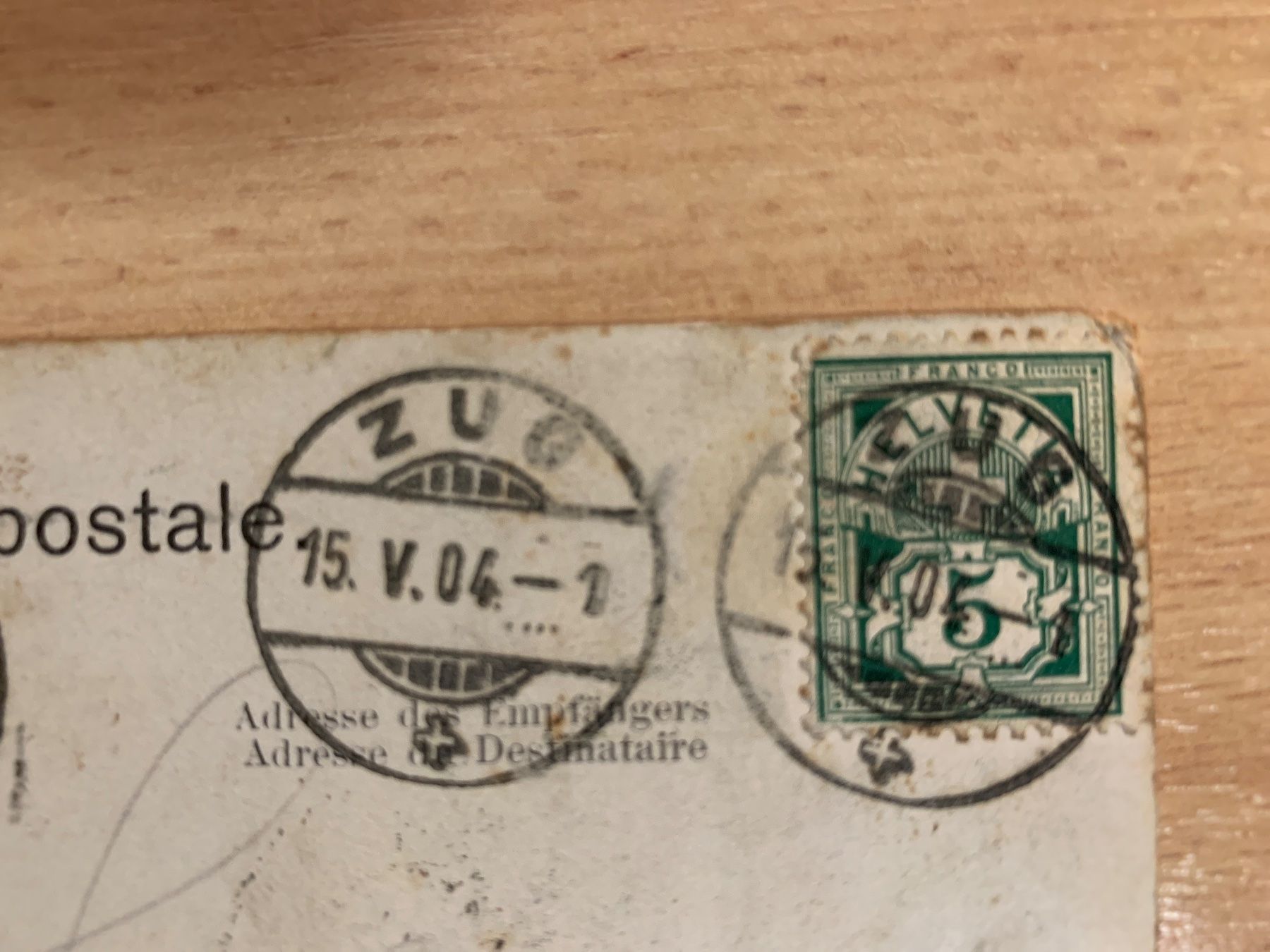 Cartoline postali: ANTIKE ANSICHTSKARTE STADT ZUG********** – Usato da Ibach venduto da lisch3 3