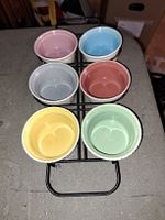 6er Set LUXBE Keramik Schälchen, , Vintage Villeroy&Boch 60J