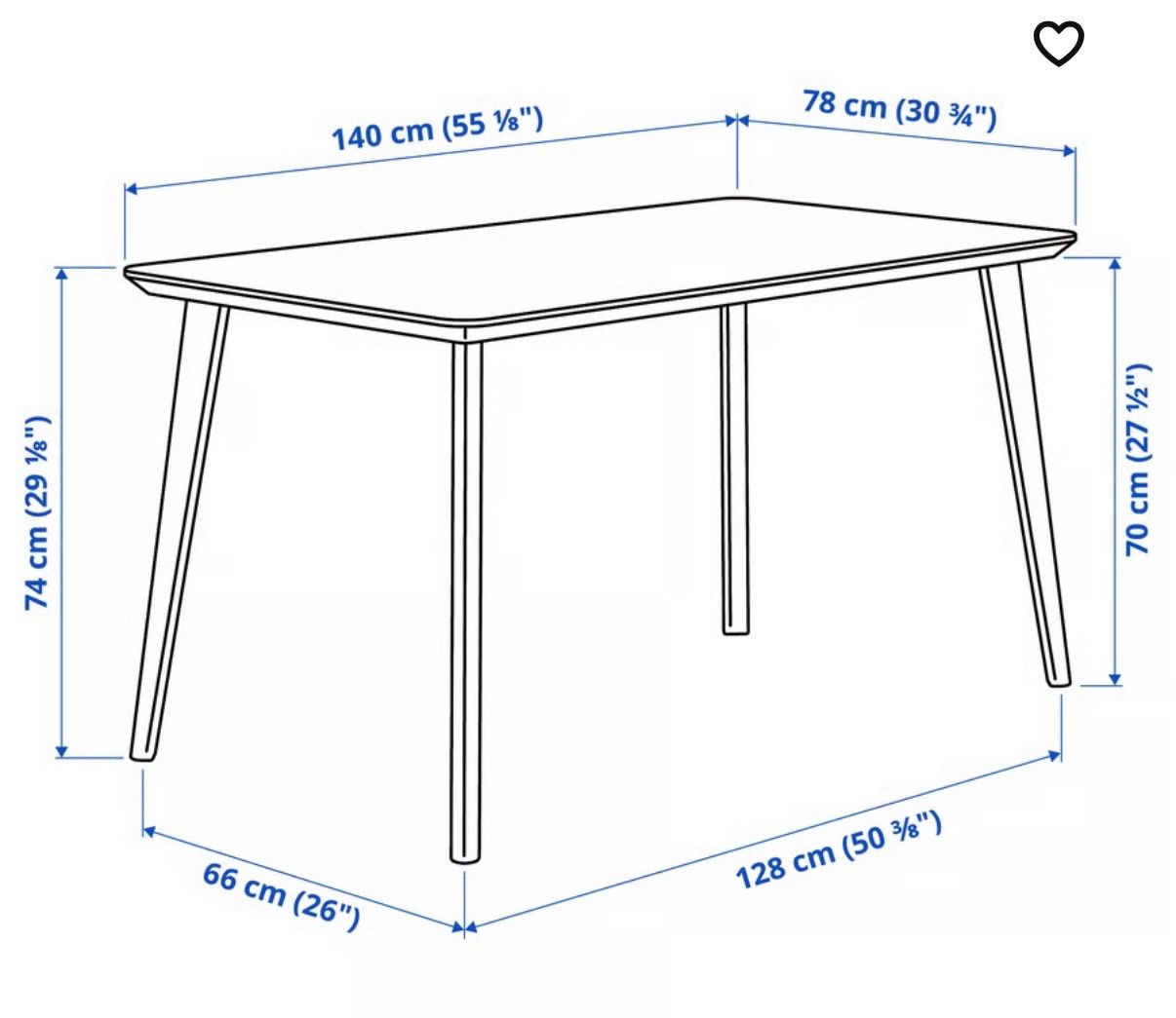Ikea Tavoli: Massivholztisch – Nuovo (secondo la descrizione) da Zürich venduto da esz_r67s 5