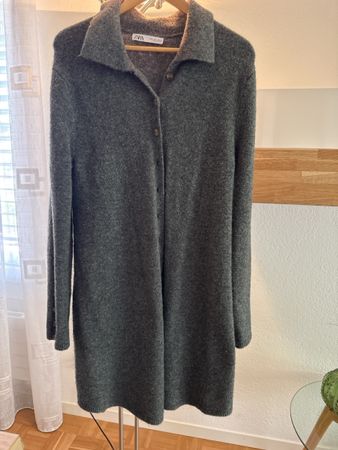 Damen Strickjacke ZARA grau Grösse L guter Zustand